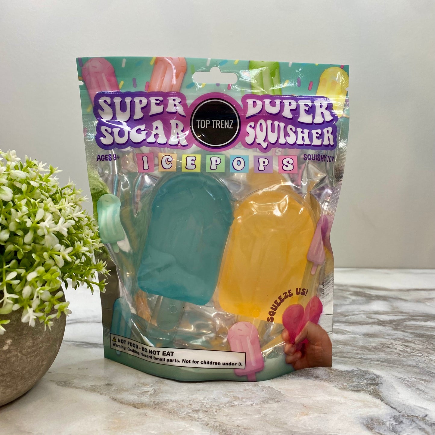 Super Duper Sugar Squisher Toy - Mini Ice Pop 2 Pack