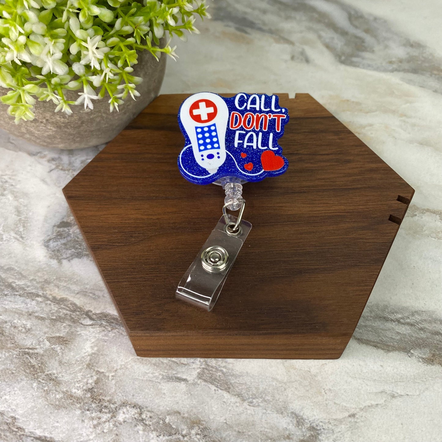 Badge Holder - Nurse - Call Don’t Fall