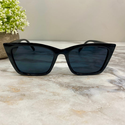 Sunglasses - Style D - Black Black