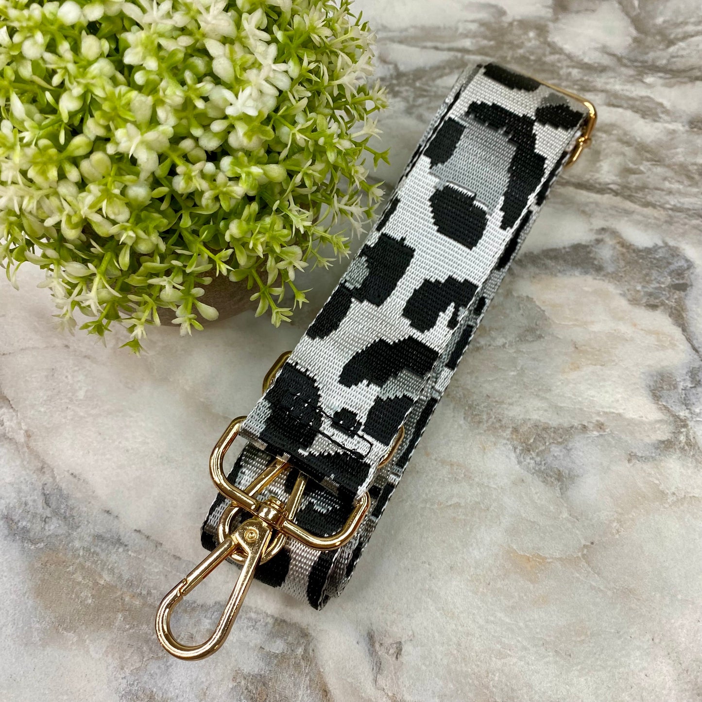 Replacement Strap - Silver Animal Print