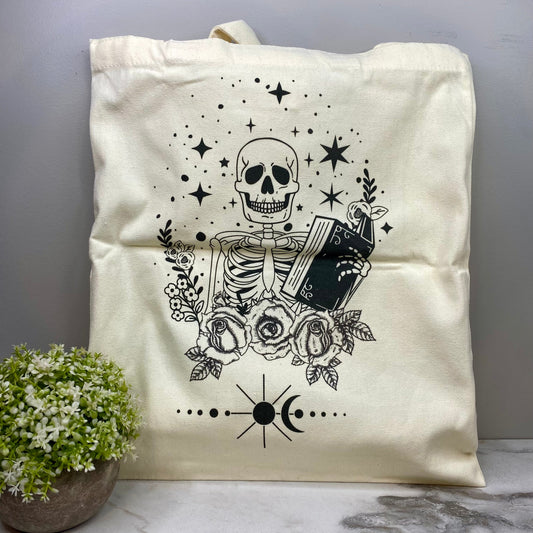 Tote Bag - Skeleton Books - #6