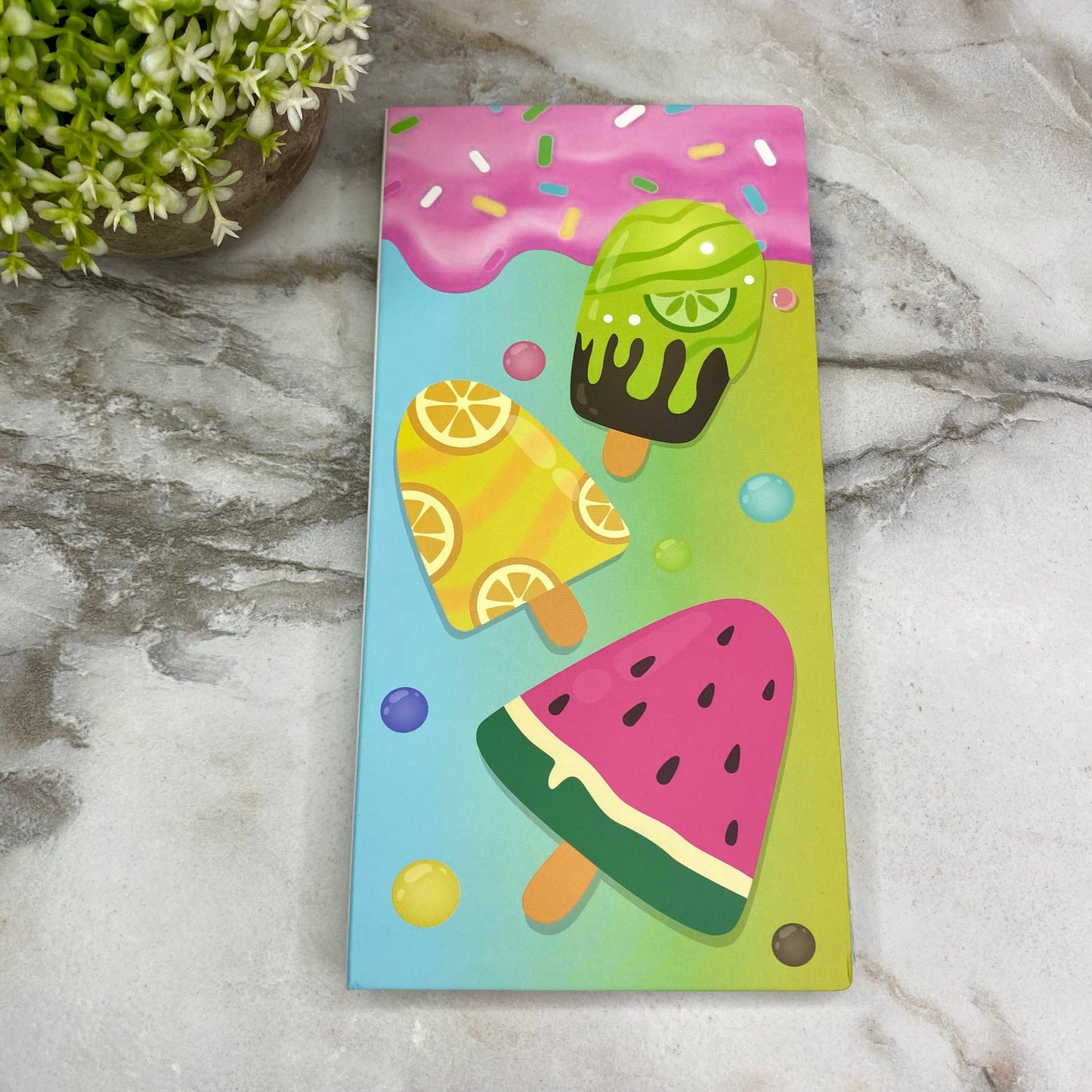 Sticky Note Booklet Set - Ice Cream Popsicle