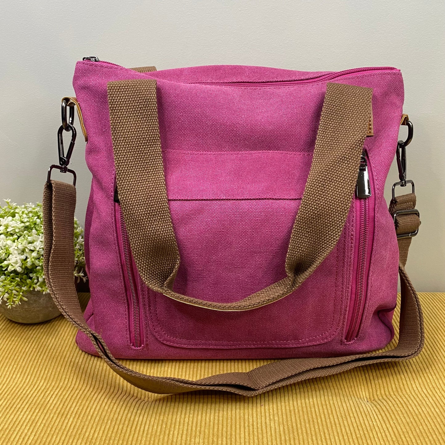 Caitlin - Canvas Satchel