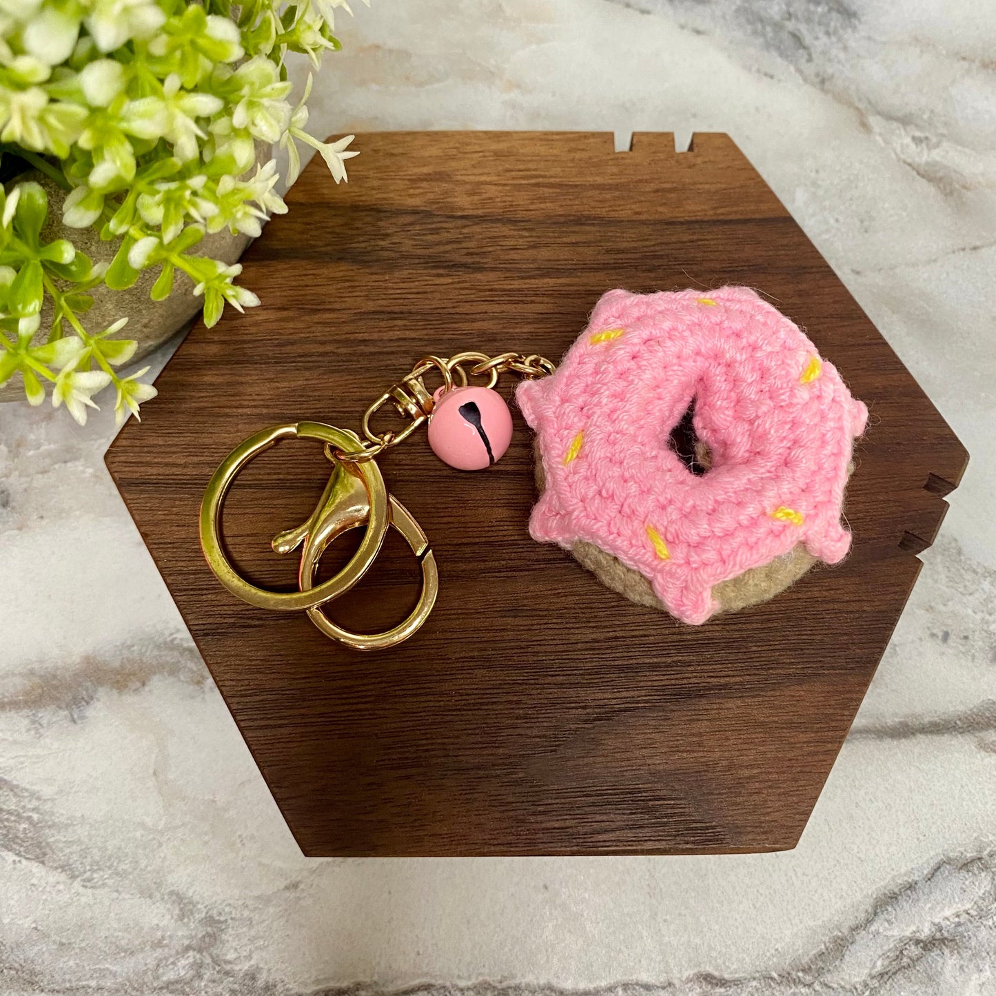 Keychain - Crochet Donuts