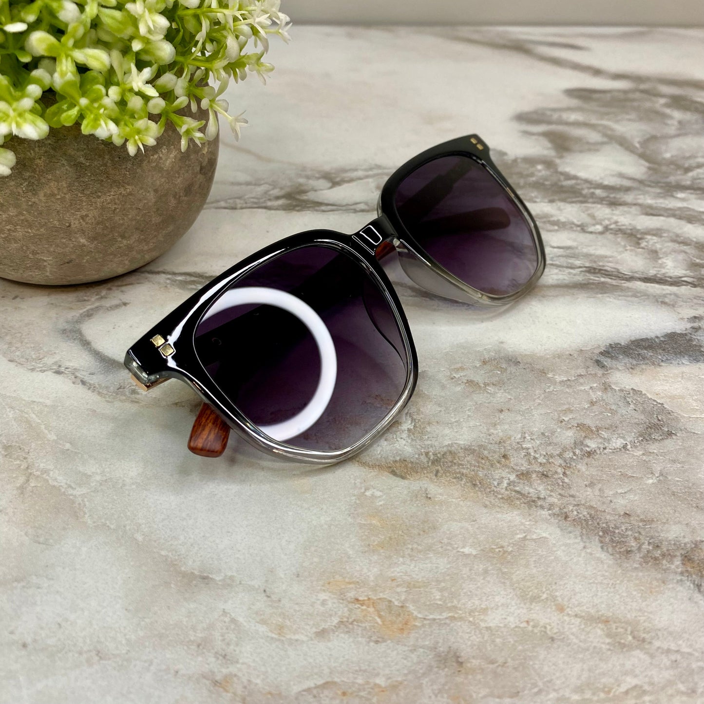 Sunglasses - Style F - Black Grey