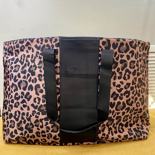 The Oversized Duffle - Animal Print