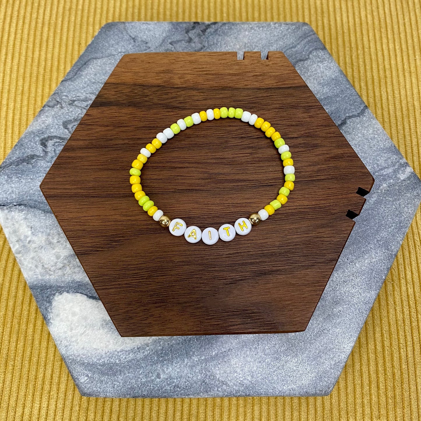 Bracelet - Faith Beads