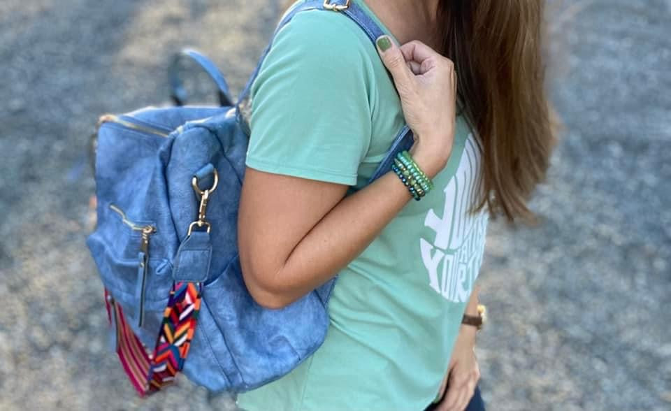 Brooke Backpack - Brown Animal Print