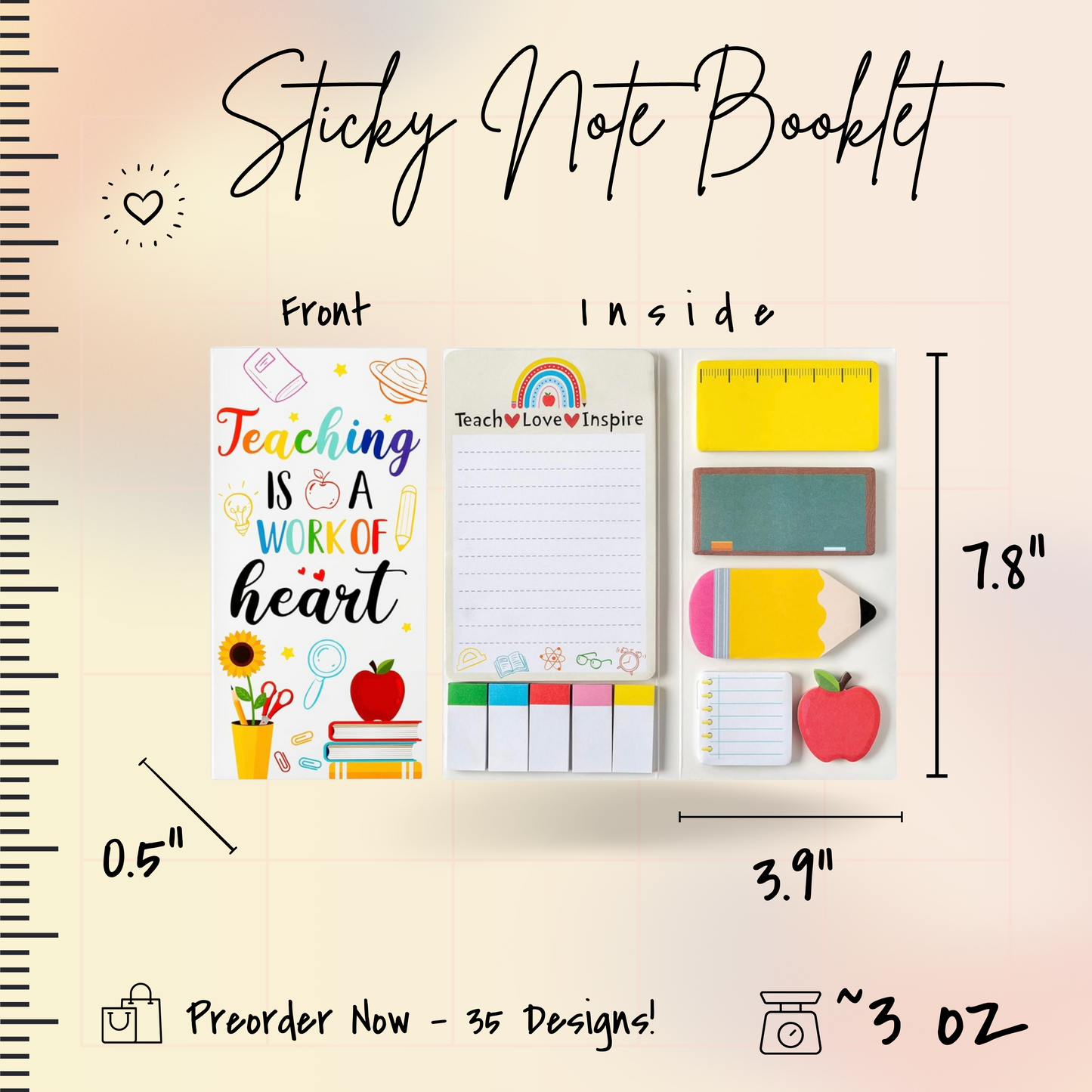 Sticky Note Booklet Set - Doctor